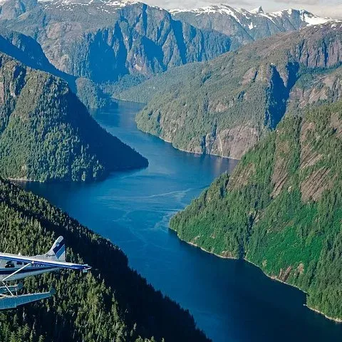 Misty Fjords floatplane flightseeing from Ketchikan